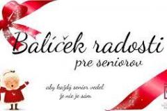 Vianočné balíčky pre seniorov a sociálne odkázané rodiny - december 2020
